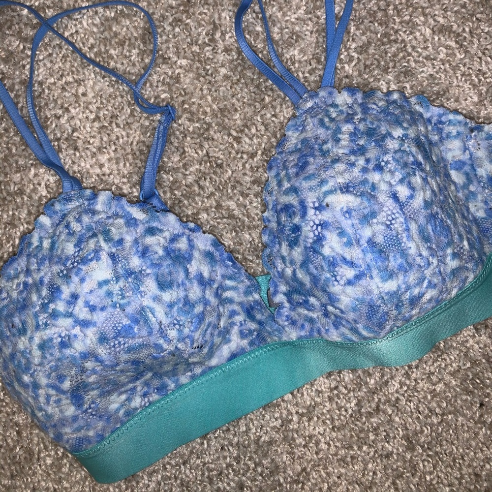 Aerie Blue & Green bra size XS - Picture 5 of 8